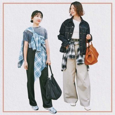 オシャレな人から『巻くシャツ』を取り入れてる！コーデに馴染むチェック柄が人気
