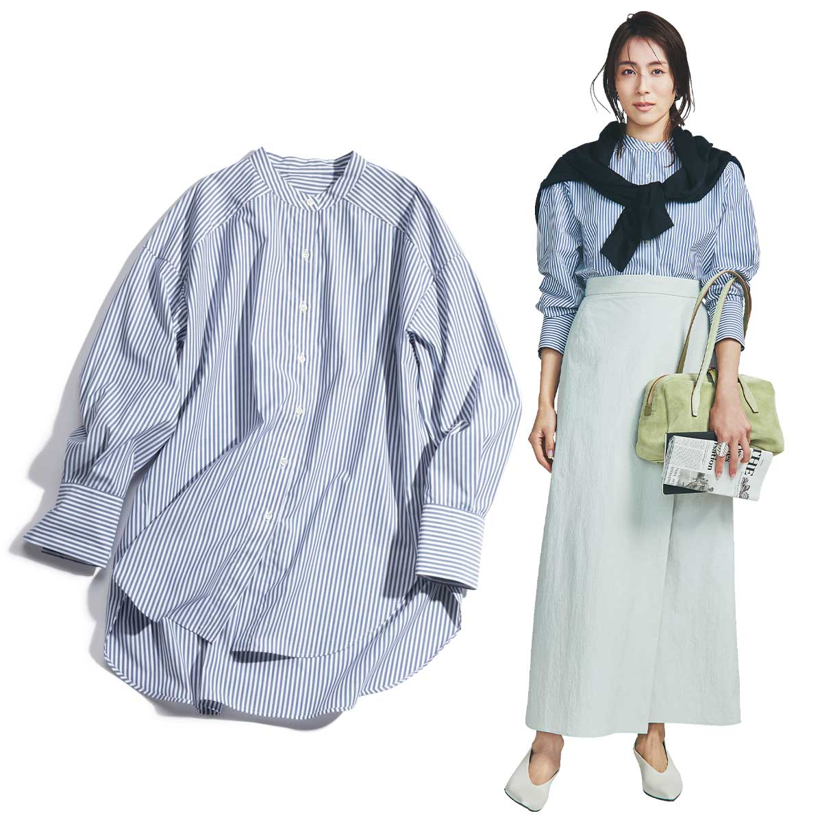 アイロン要らずでUVカットも！【有能シャツ】を着回せばママの夏が