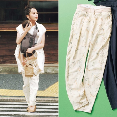 【ZARA】の「柄パンツ」が話題！いつもの白トップスが見違えるキレイめ派着回しテク3選