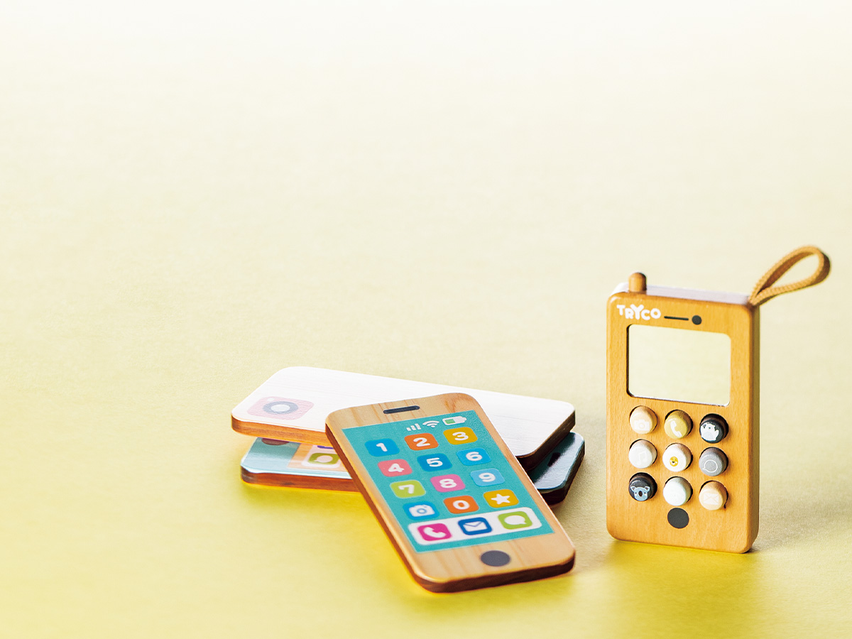 おもちゃのスマホのイメージカット