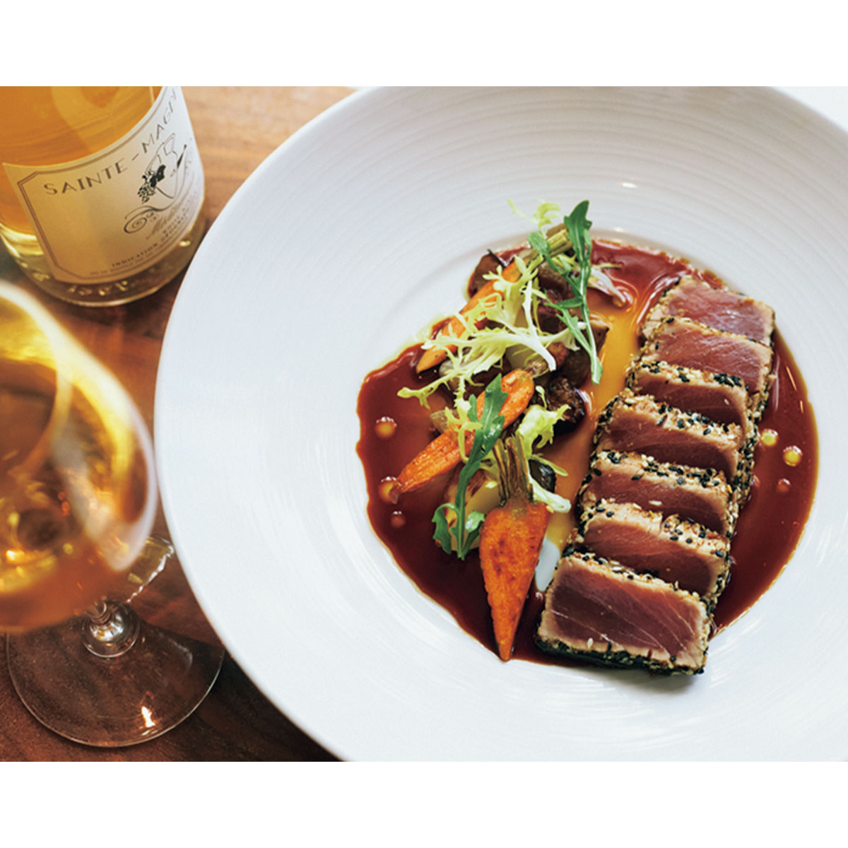 SERAの料理sesami crusted ahi