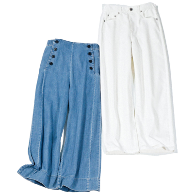 【夏デニム速報】GUは2990円！暑さも余裕な『高機能デニム』がママの即戦力に◎