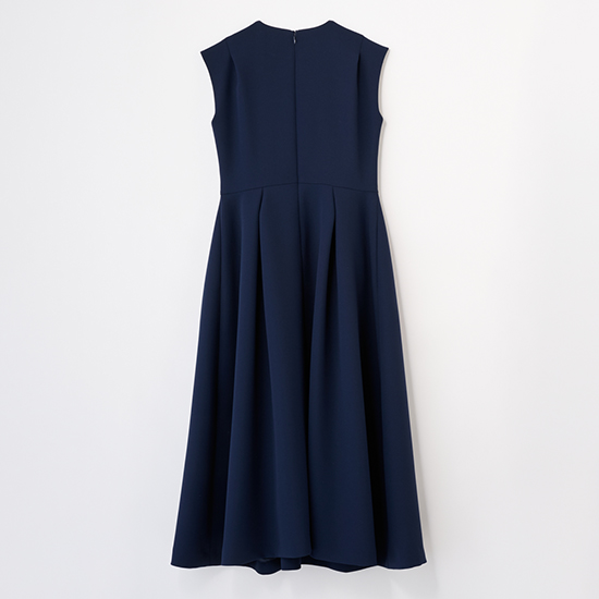 [Easy and Chic FLICKA]フロントタックフォルムワンピース