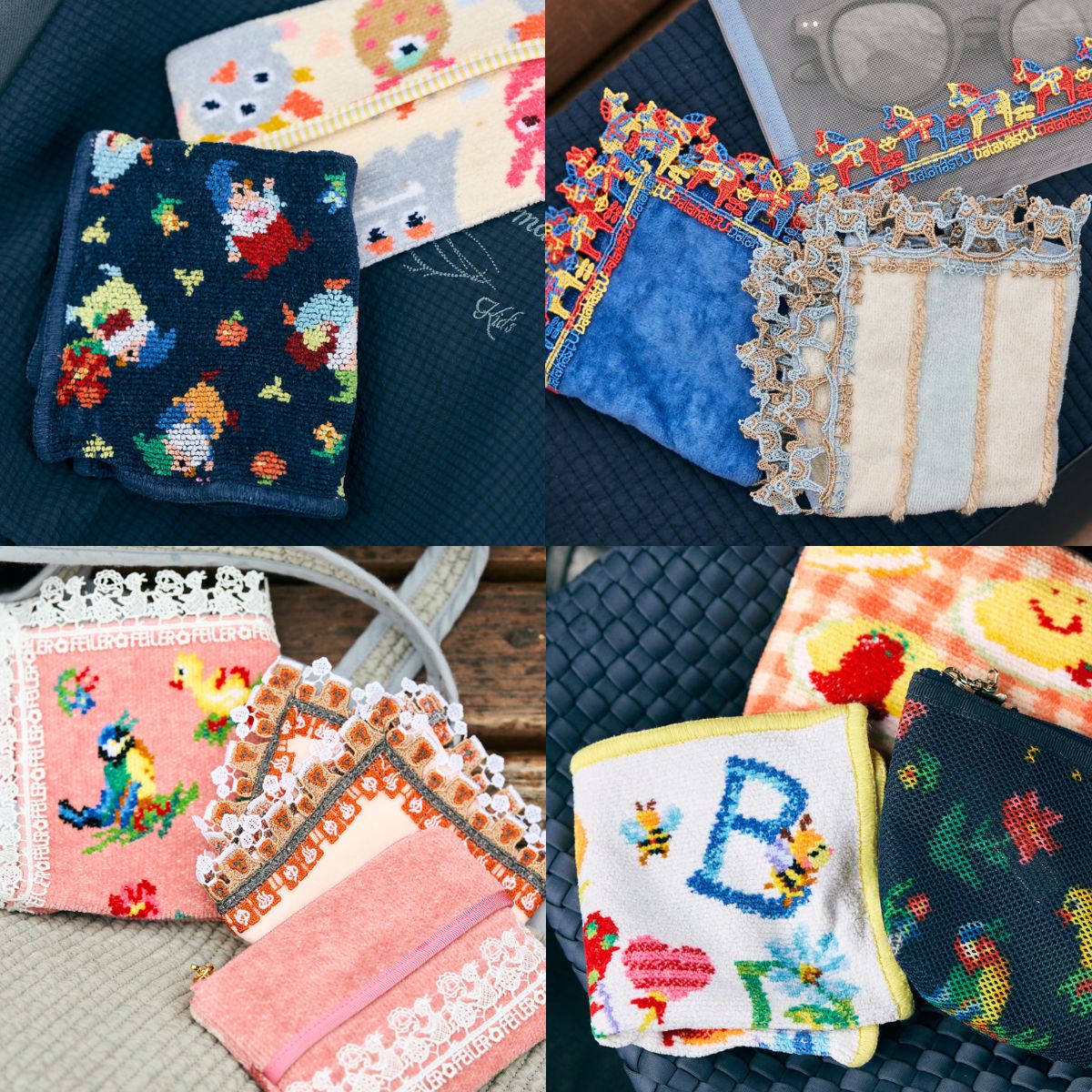 ママたちの【ハンカチ最新事情】フェイラー＆近沢レースのコレクション