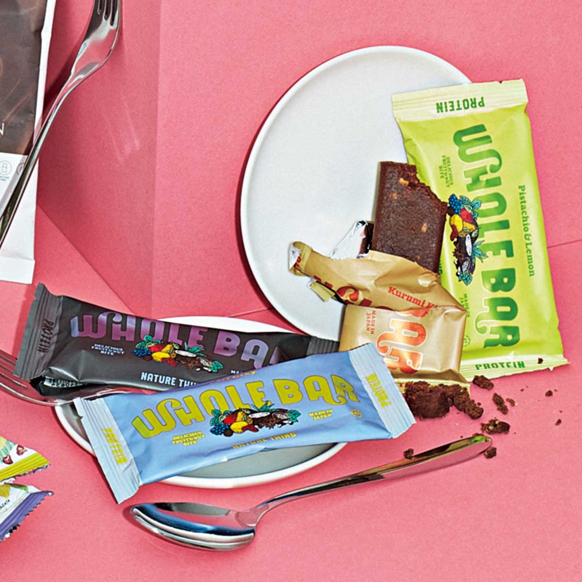 WHOLE BAR Protein 4種類