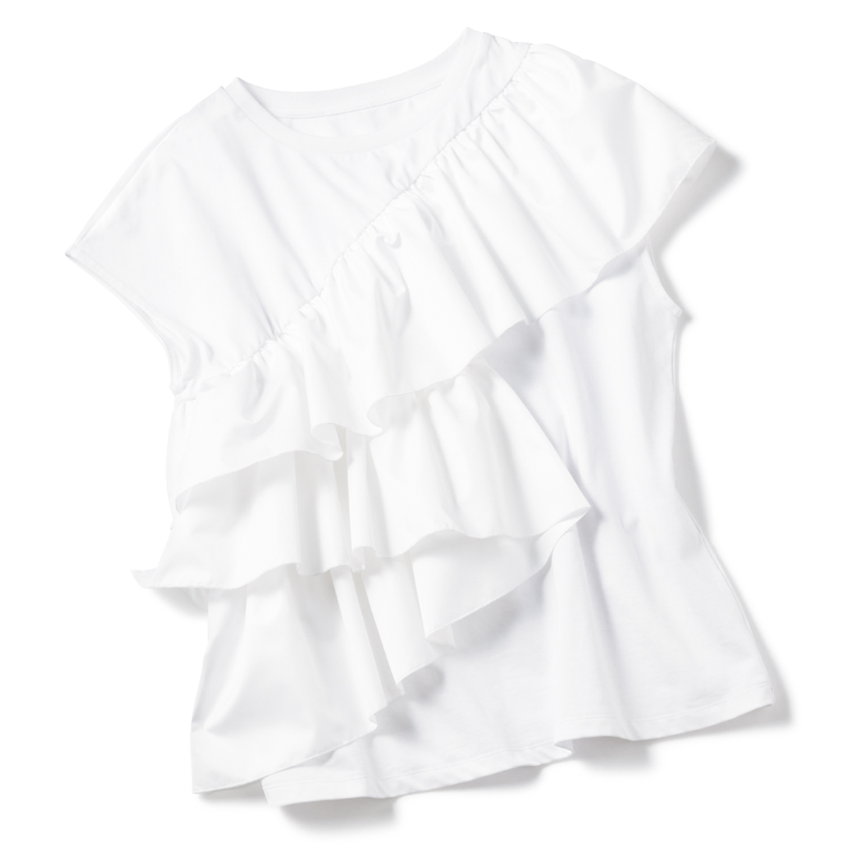 ルル・ウィルビーの甘盛り白Tシャツ
