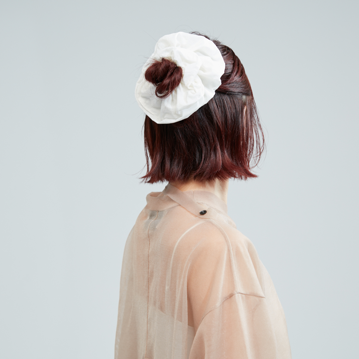 ビッグシュシュヘアアレンジ