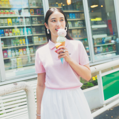 武井咲さん『夏に着るピンク』がちょうどいい甘さ！デイリーに取り入れるコツ3選