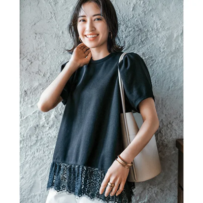 夏の通勤服に【黒Tシャツ】が万能！忙しい朝も1枚でサマ見えが叶う