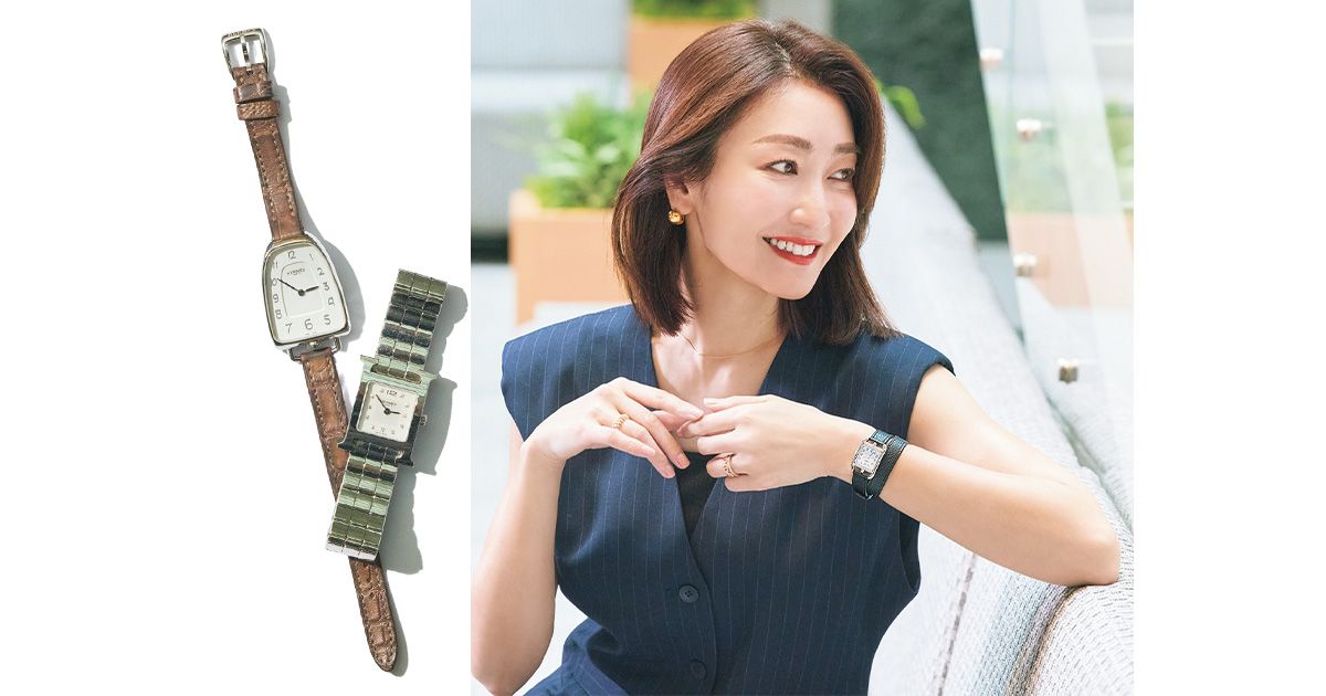 ブランドディレクターの金子麻貴さんの愛用時計