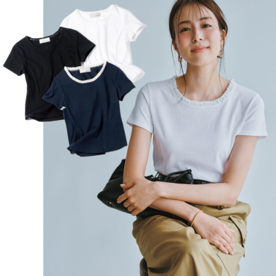 【体のラインを拾わない】大人が毎日頼れる『きれいめTシャツ』