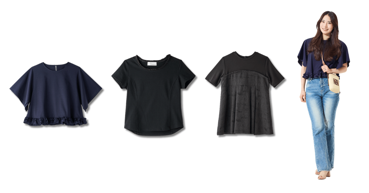 カジュアルが苦手なママに！楽ちんさはそのまま「ほの甘Tシャツ」体型カバーも！