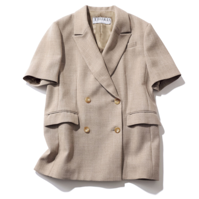 リモート派ワーママの「週1きちんと服」は【半袖ジャケット】が正解！猛暑でも涼しい名品5選