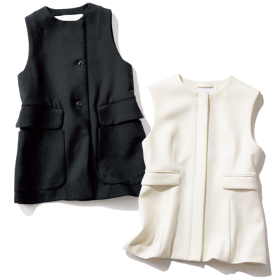 【涼しい仕事服】真夏の“きちんと見え”は『ジレ』にお任せ！そのまま着ても羽織っても◎