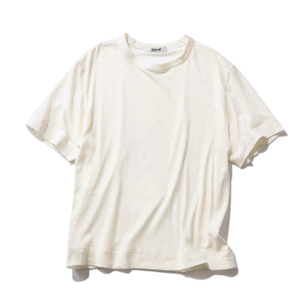 スローンのシルク混Tシャツ