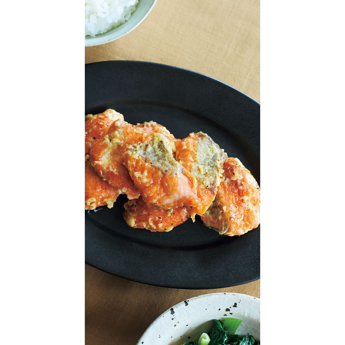 焼き鮭を和えた鮭マヨ