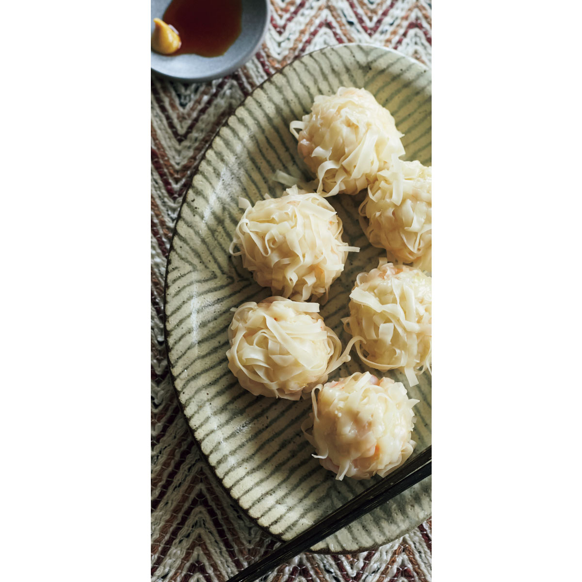 レンジで簡単にできるえびシュウマイ