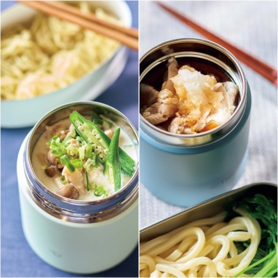 麺と合わせて一品完結！ランチに嬉しい【スープジャー弁当】大人は味変も◎