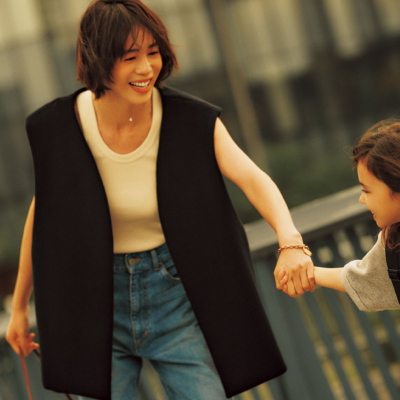 お仕事ママは【キレイめジレ】で秋支度！仕事帰りそのまま遊びに行ける