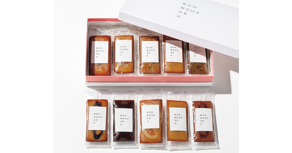 BONBONS DE Kのグルテンフリーフィナンシェの詰め合わせ