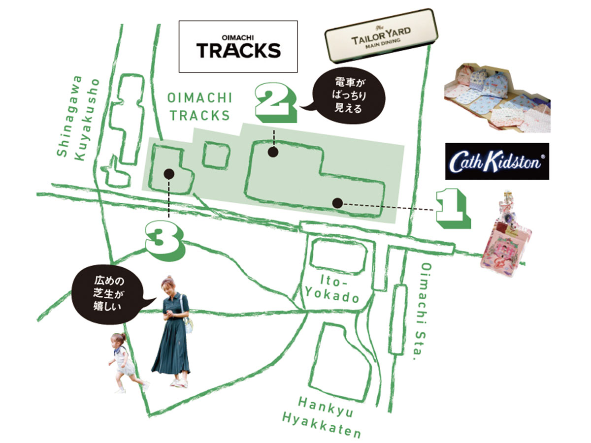 大井町トラックスの地図