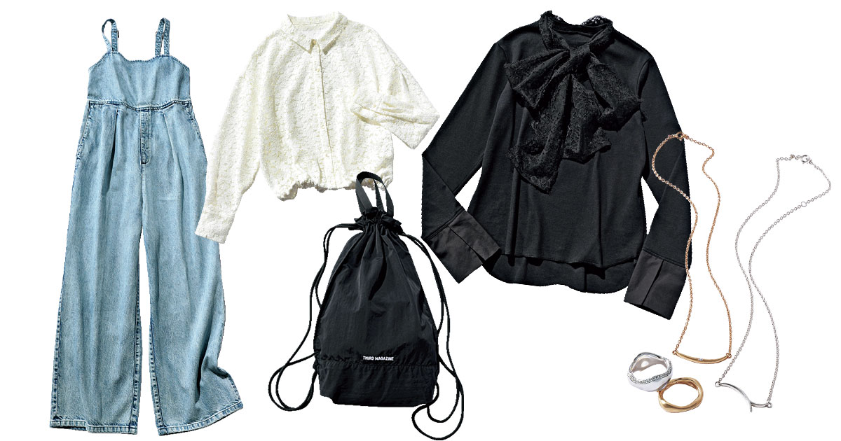 チームVERYが通うショップの洋服やナップザックやジュエリー