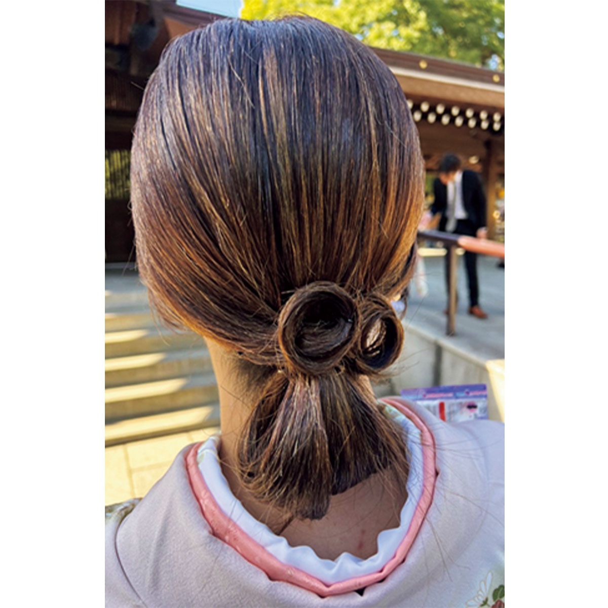 七五三のヘアセットは自髪をいかしたアレンジに