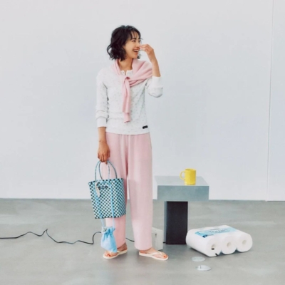 トレンドの【小花柄ロンT】はセットアップで着こなして脱・パジャマっぽさ