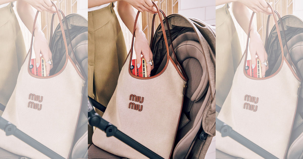 miumiuのトートバッグ
