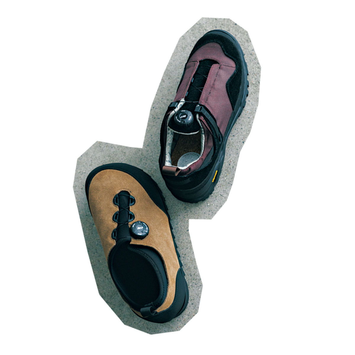 ピージーのVibramソールのスニーカー