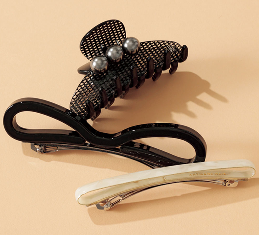 ハレの日にも普段にも使いやすおヘアクリップ＆ピン