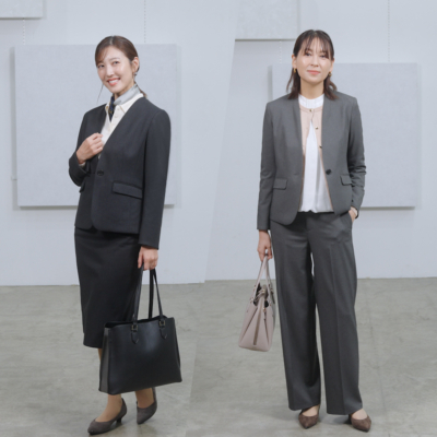 【通勤・学校行事に】ラクに動けて洗える「万能スーツ」があれば